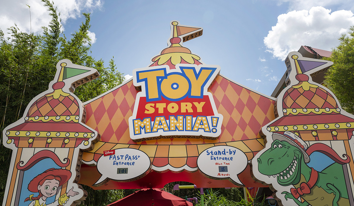 Toy Story Mania at Hollywood Studios, Walt Disney World.